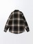 Siyah Ekoseli Ekose Erkek Çocuk Oduncu Gömlek Ceket 1