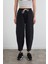 Beli Bağlamalı Slouchy Jean Pantolon 6