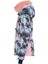 Lacivert - Pembe Kız Çocuk Desenli Kayak Montu OXW1002_WILL 2