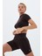 Aozora Sport Aktif Spor Mini Şort Kahve 5