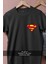 Oversize Süperman Ikon Cep Tasarımlı Unisex T-Shirt 3