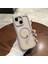 Apple iPhone 14 Plus Uyumlu Kılıf Zebana Magicat Silikon Kılıf (Kablosuz Şaj Destekli) Gri 1