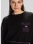 Siyah Kadın Normal Kalıp Sweatshirt 351Q66W005 Authentıc Kage Sweatshır 3
