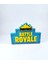Fortnite Battle Royale 3D Logo Baskı 2