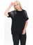 Bambu Bluz Yarasa Kol Taş Detaylı M-6xl 4