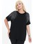 Bambu Bluz Yarasa Kol Taş Detaylı M-6xl 4