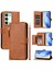 Realme 14X Kart Tutucu Pu Deri Manyetik Fermuar Için Flip Case (Yurt Dışından) 1