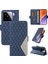 Kart Yuvası ile Xiaomi 15 Iki Renk Ekleme Desenleri Için Flip Case ve (Yurt Dışından) 4
