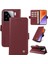 Kart Yuvaları Premium Faux Deri ile Xiaomi 15 Flip Case ile Uyumlu (Yurt Dışından) 1