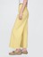 Kadın Sarı High Rise Stride Wide-Leg Ankle Jean Pantolon 4