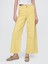 Kadın Sarı High Rise Stride Wide-Leg Ankle Jean Pantolon 5