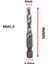 M6X1.0MM Yüksek Hızlı Çelik 4341 Titanyum Kaplamalı Kompozit Kılavuz Matkap (Yurt Dışından) 5