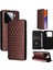 Xiaomi 15 Kart Yuvaları Tutucu Pu Deri 3D Desen Manyetik Için Flip Case (Yurt Dışından) 3