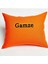 Kişiye Özel Nakışlı Home Daily Series Mandalina Rengi Kırlent Yastık Kılıfı 1