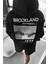 Erkek Siyah 1898 Baskılı Kapüşonlu Oversize 3 Iplik Şardonlu Salaş Bol Kesim Hoodie Sweatshirt 1