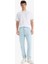 Yeni Sezon %100 Pamuk 90's Slim Fit Dar Kalıp Yüksek Bel Dar Paça Jean Pantolon 4