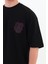 Crow-Oversize Tişört | Sırt Baskılı – Minimal Göğüs Desenli Unisex Tshirt 6