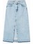 Yeni Sezon Dar Fit Kadin Jean Etek - S53120Z8 5