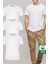 Beyaz Beyaz Beyaz 3'lü Basic Bisiklet Yaka T-Shirt 1