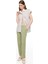 Haki Denim Slim Fit Yüksek Bel Denim 1