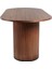 Zeno Oval Ahşap Bohem Yemek Masası 90X180 3