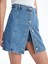 Yeni Sezon Standart Fit Kadin Jean Sort Etek - S4EJ78Z8 3