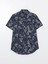 Yeni Sezon Regular Fit Kisa Kollu Desenli Poplin Erkek Gomlek - S5FG12Z8 5