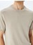 Yeni Sezon Regular Fit Bisiklet Yaka Viskon Basic Kısa Kollu Triko Tişört 5