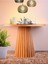 Acantus Natural Ahşap Yemek Masası 110X110 1