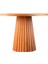 Acantus Natural Ahşap Yemek Masası 110X110 2