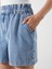 Yeni Sezon Beli Lastikli Kadin Jean Sort - S5PQ68Z8 3