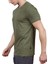 Yazlık Kısa Kol Haki Basic Tshirt 3