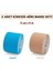 Kinesio Bandı 5 Metre x 5 cm Sporcu Bandı 2'li Set Mavi ve Krem 1