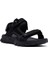 Erkek Siyah Kumaş Sandalet 25SFD696014 6