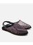 01AYY307300A137 KADIN Siyah Zebra Desenli Düz Sandalet 2