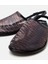 01AYY307300A137 KADIN Siyah Zebra Desenli Düz Sandalet 3