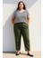 Yeni Sezon Straight Fit Çift Cepli Yüksek Bel Düz Paça Modal Kumaş Pantolon 1