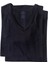 V Yaka Tişört 2'li Avantajlı Paket Pamuklu Cotton Modal Siyah Slim Fit Ekstra Esnek Unisex Vtc1-2 2