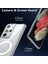 Samsung Galaxy S21 Ultra Uyumlu Kamera Korumalı Magsafe Wireless Şarj Özellikli Şeffaf Silikon Kılıf 4