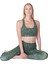 Super Soft Reversible Kadın Yeşil Yoga Bra 5