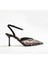 Leopar Desenli Kadın Topuklu Stiletto Ayakkabı 3