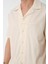 %100 Pamuk Erkek Keten Kombin – Slim Fit Gömlek ve Şort Takım | 2