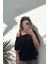 Kadın Düşük Omuz Kayık Yaka Oversize T-Shirt 1