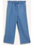 Yeni Sezon Pull On Culotte Yüksek Esnek Belli Tensel Yıkamalı Ince Jean Pantolon 1