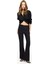 Siyah Dellas Slim Fit Yüksek Bel Pantolon 2