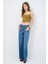 Nakış Detaylı Askılı Crop Bluz Olive 11544921000 3