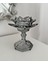 Kristal Ayaklı Lotus Füme Mumluk 2