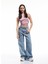 Yeni Sezon Drapeli Dik Yaka Kolsuz Crop Slim Fit Üst 2