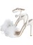 Diva Tüylü Stiletto Beyaz 5