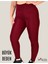 Büyük Beden Tayt Dalgıç Kumaş Yüksek Bel ( Bordo, 4xl) 1